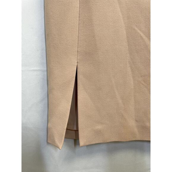 L.K. BENNETT Sissi Asymmetric Neck Knee Length Sheath Dress Pink/nude - Picture 5 of 13